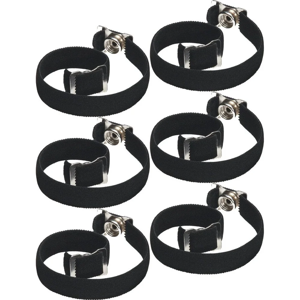 Adidas 6-Pack Elastic Chin Strap for All Adidas Helmets Black BTE00166 Baseball